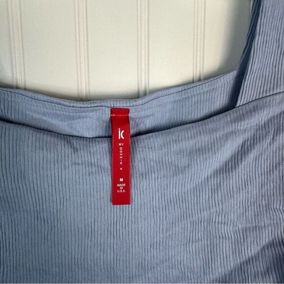 IC By Connie k Top Medium Cold Shoulder Lagenlook Asymmetric Casual women Artsy - Picture 3 of 10